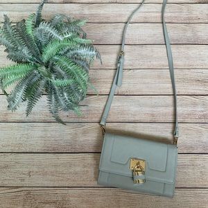 SALE❣️ light blue faux leather crossbody clutch